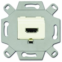 Busch-Jaeger HDMI-Anschlussdose mit Schraubklemmen weiß 0261/31