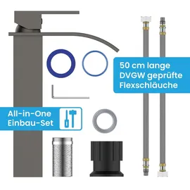 Bächlein Tamina Einhandmischer Anthrazit