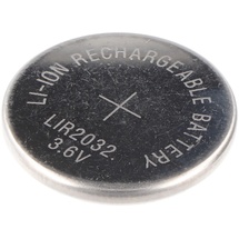 AccuCell LIR2032 Li-Ion Akku 3,6V Akku LIR 2032, 3,2 x 20 mm, 3.6V Button Cell Liion