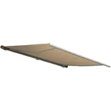 MCW Elektrische Kassettenmarkise H27 6x3m Polyester Creme Rahmen Weiß