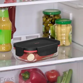 Silit Storio Vorratsdose Set rot schwarz 3-teilig