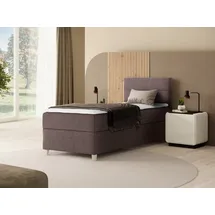 beautysofa DONNA MINI 100 x 200 cm Braun