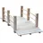 Outsunny Gartenbrücke 152,5 x 67 x 48 cm Natur