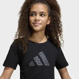 adidas ANIMAL PRINT Graphic Mädchen, T-Shirt schwarz - 128