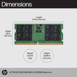 HP 16 GB 5600 MHz DDR5 RAM Arbeitsspeicher