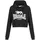 Lonsdale Kapuzensweatshirt Cropped Roxeth schwarz XS