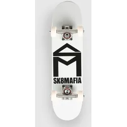 SK8 Mafia House Logo Micro 6" Skateboard white Gr. Uni