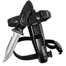 Tusa X-Pert II - spitz zulaufende Klinge - Schwarz