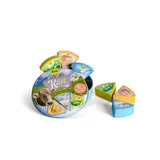 Erzi 17061 Käseecken in der Dose aus Holz, Kinderküche, Kaufladenartikel für Kinder, Rollenspiele