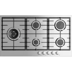 KOCHFELD KT905.5XX, EDELSTAHL, WOK-BRENNER 4 KW, WOK-AUFSATZ.