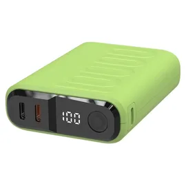 Realpower PB-10000C PD+,3xType-C,hellgrün