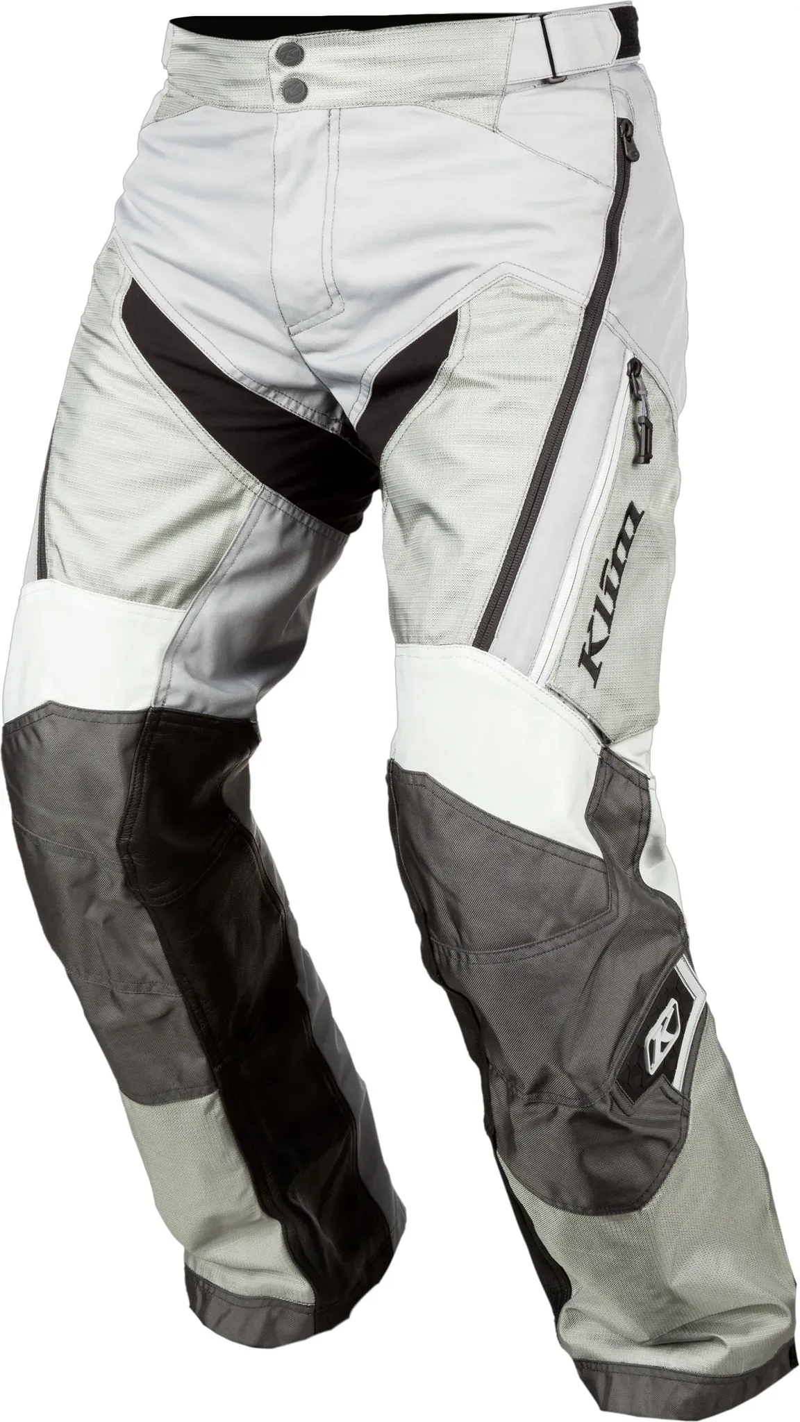 Klim Dakar OTB, pantalon en textile - Gris Clair/Gris/Gris Foncé - 34