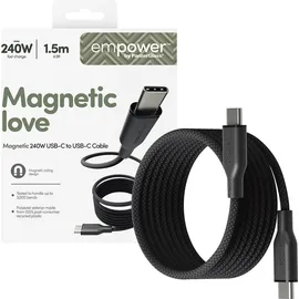 Panzer Glass empower by PanzerGlass Magnetic USB-C to USB-C 1,5m Weltall Schwarz