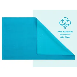 hammetex Badematte Türkis 43 x 61 cm