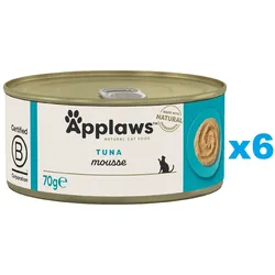 APPLAWS Cat Adult Mousse mit Thunfisch 6x70 g