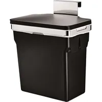 simplehuman Schrank-Abfalleimer 10 l Schwarz