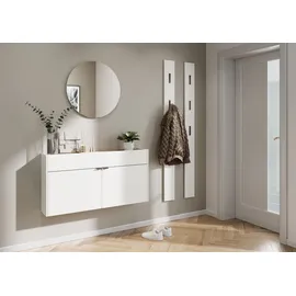 Germania Hängeschuhschrank »Ameca«, Türen mit Soft-Close, 110x22x57 cm, Made in Germany weiß