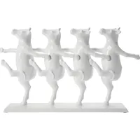 Kare Design Deko Figur Dancing Cows, Weiß,