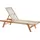 Beliani Gartenliege 64 x 35 x 0 cm Beige