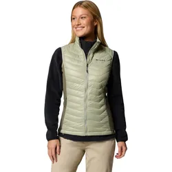 Columbia Powder Pass II Hybrid Vest safari, stone green (348) S