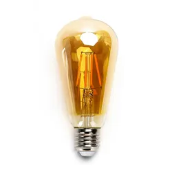 Aigostar 16W ST64 LED E27 Filament Leuchtmittel Retro Nostalgie Glühbirne Standard Edison Gewinde 2200K