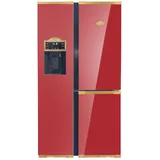 Kaiser KS 90300 ElfADBio Retro Kühlschrank Bordeaux, No Frost 538 L 183 cm