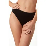Yenita® Slip hinten mit zarter Spitze schwarz S