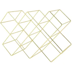 Weinregal für 8 Flaschen - gold
