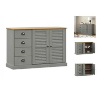 vidaXL Sideboard mit Schubladen VIGO 113x40x75 cm Massivholz Kiefer