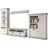 Home Affaire Wohnwand HOME AFFAIRE "Florenz, Anbauwand im Landhausstil, Komplettset mit Metallgriffen", weiß (pinie weiß), B:330cm, Kastenmöbel-Sets, Wohnwand, enthält Vitrine, Lowboard, Kommode und Wandboard, 330 cm breit, Topseller