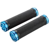 Reverse Components R-Shock Fahrradgriffe Lock-On schwarz/blau 31 mm