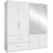 Wäscheschrank Alvor 181 x 197 x 54 cm Weiß