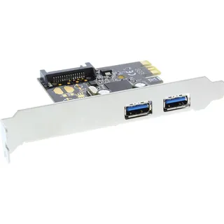 InLine Schnittstellenkarte 2x USB 3.0 mit SATA Strom - PCIe, 2.0 - x 2