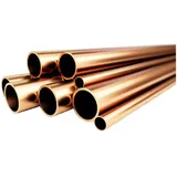 tecuro Kupferrohr halbhart R250, RAL-DVGW, Ø 15 x 1,0 mm, 1m Länge, nach en 1057, dvgw