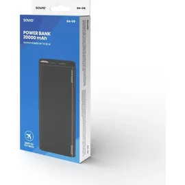 Dörr  Savio power bank BA-05 20000 mAh czarny Lithium Polymer (LiPo) Schwarz