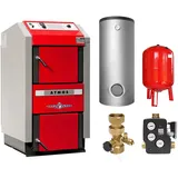 ATMOS GS32 Holzvergaserkessel Pufferspeicher Hygienespeicher Set Heizkessel