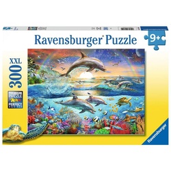 Ravensburger Kinderpuzzle - 12895 Delfinparadies - Unterwasserwelt-Puzzle für Kinder ab 9 Jahren mit 300 Teilen im XXL-Format