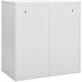 vidaXL Garderobenschrank Stahl 90x45x92,5cm Hellgrau/Grün