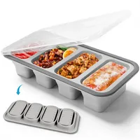Niuny Gefrierbehälter Suppen Einfrieren Behälter Große Eiswürfelform Faltbar 1Stk Silikon Eiswürfelform Mit Deckel Gefrierdosen 1000ml Eiswürfelbehälter Silikon Gefrierform für Suppe Brühe Eiswürfel