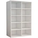 VCM Schuhregal Hinsol Weiß ca. 55x84x30 cm