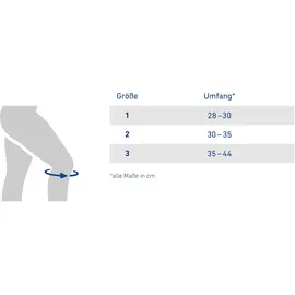Bauerfeind GenuPoint, schwarz, Größe 3, Größe 3 (1er Pack)