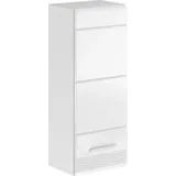 Home Affaire Hängeschrank Malmö, Breite 30 cm, 1 Tür (Türanschlag wechselbar), 2 Einlegeböden in verschiedenen Farben erhältlich, Badmöbel, Badschrank, Schrank, Bad weiß