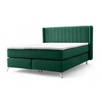 Fun Möbel Boxspringbett Schlafzimmerbett AGNUS 180x200cm in Stoff Salvador