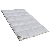 Betten Hofmann White Sibiria Schneegänseflaum Daunendecke mit Außensteg 6x7 240x220 cm - Weiß