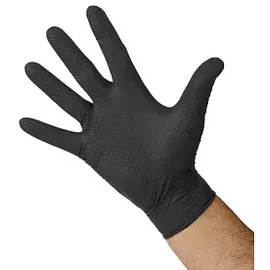 Meditrade Industrade® Einmalhandschuhe Nitril StellarGrip Black S schwarz
