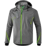 Erima Softshelljacke Funktion grey melange/green gecko S