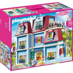 Playmobil® Konstruktions-Spielset Mein Großes Puppenhaus (70205), Dollhouse, (592 St), Made in Germany bunt