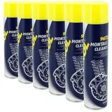 Mannol 6x Bremsenreiniger Montage Cleaner 600 ml Typ 9672 Auto-Reinigungsmittel (Spar-Set 6 Flaschen) blau