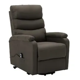 vidaXL Aufstehsessel Taupe Stoff