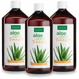 Kräuterhaus Sanct Bernhard Aloe-Vera-Trinkgel unverdünnt, 3 x 1000 ml - 3 Liter